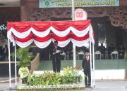 Meski Diguyur Hujan, Upacara Hari Pahlawan di Pamekasan Berlangsung Khidmat