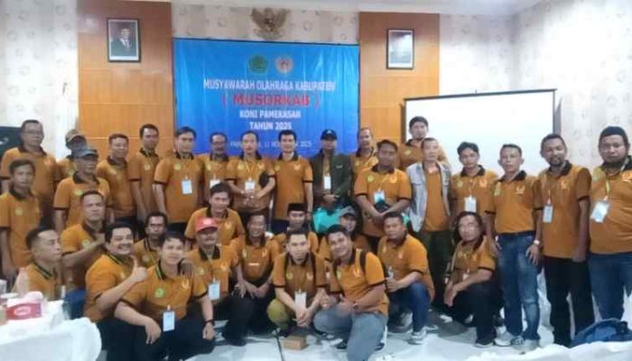 H.Faruk Resmi Menjadi Nakhoda KONI Pamekasan Priode Terbaru