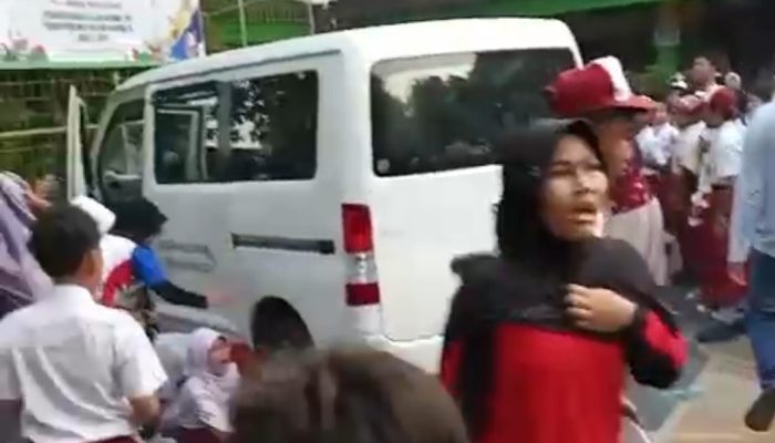 Mobil Diduga Pengangkut MBG Terobos Halaman SDN Cilincing, 20 Orang Terluka