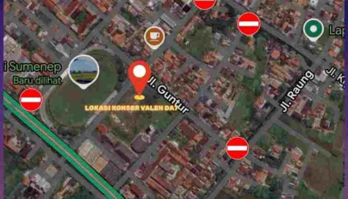 Polres Sumenep Rekayasa Lalin, Konser Valen DA 7 Pastikan Aman