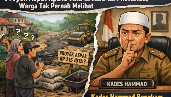 Proyek Aspal Rp215 Juta di Jaba’an Misterius, Warga Tak Pernah Melihat