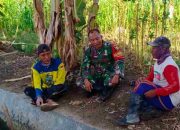 Babinsa Panempan Ketuk Kesadaran Warga, Kebersihan Jadi Tameng Musim Hujan