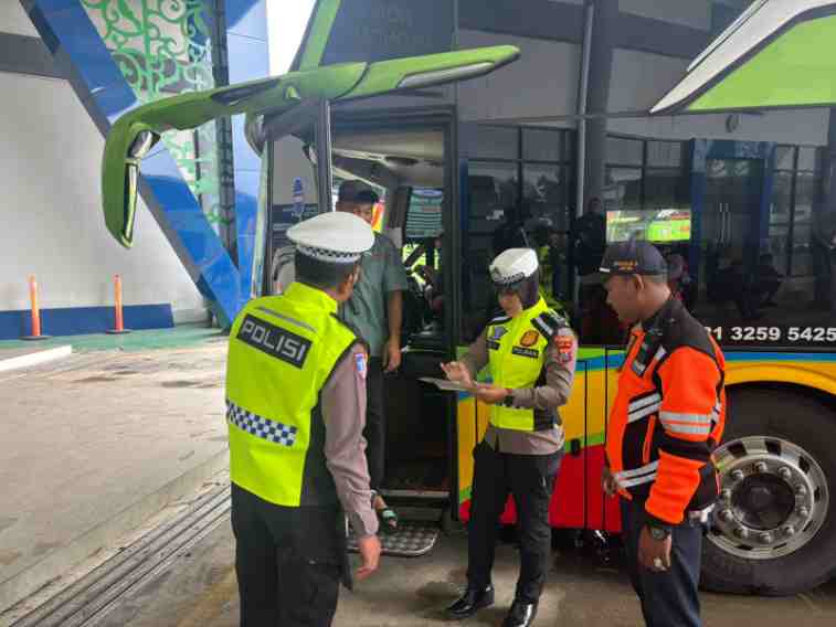 Cegah Kecelakaan, Satlantas Sumenep Intensifkan Rampcheck Bus