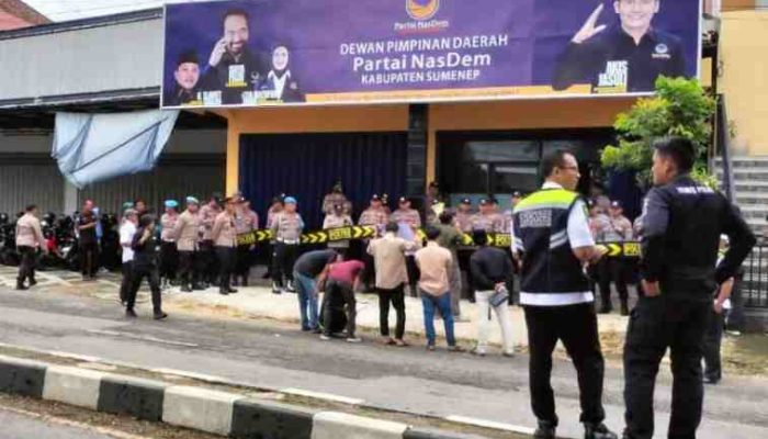 Aksi Tolak Pilkada Tak Langsung di Sumenep Berlangsung Kondusif di Bawah Pengamanan Polisi