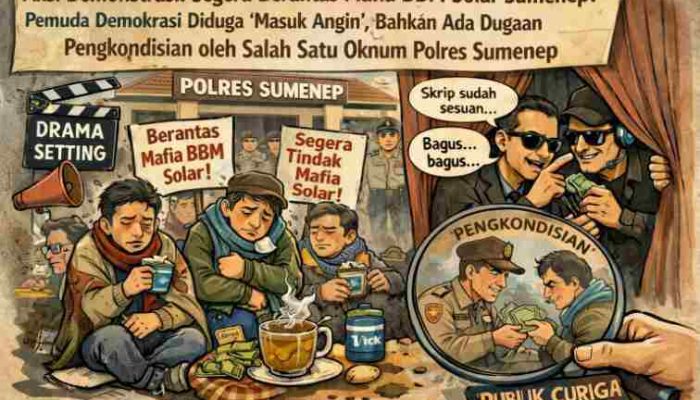 Diduga Terima Suap, Korlap Pemuda Demokrasi Gagalkan Aksi Demo ke Polres Sumenep 