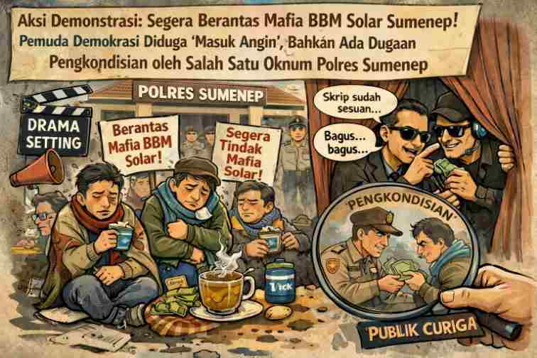 Organisasi Pemuda Demokrasi Gagalkan Aksi Demo ke Polres Sumenep 