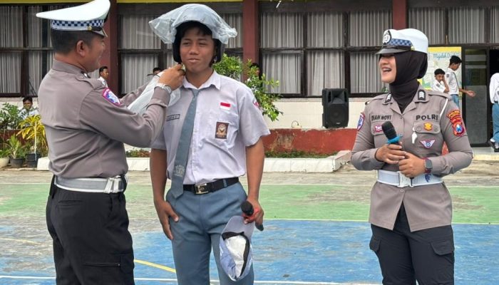 Police Goes to School di SMAN 2 Sumenep, Tanamkan Kesadaran Lalu Lintas Sejak Dini