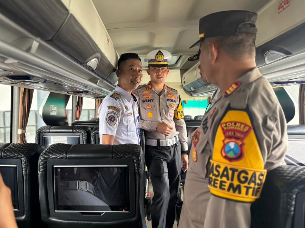 Jelang Arus Mudik, Satlantas Sumenep "Ramp Check" Angkutan Umum