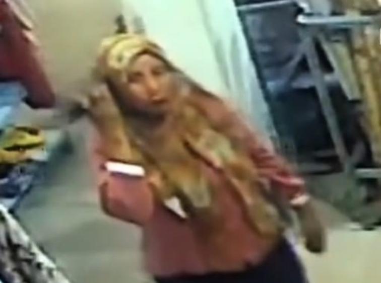Emak-emak Terekam CCTV Mencuri Baju dan Handphone