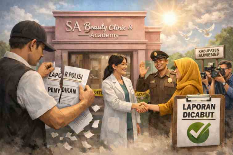 Mediasi Berujung Damai, Laporan Klinik SA Beauty di Polres Sumenep Dicabut