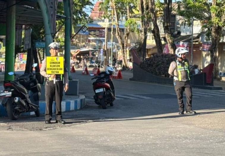 Polantas “Turun Jalan”, Sapa Warga Tak Terorganisir di Simpang Empat Sumenep