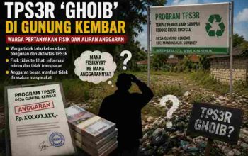 TPS3R “Ghoib” di Gunung Kembar, Warga Pertanyakan Fisik dan Aliran Anggaran