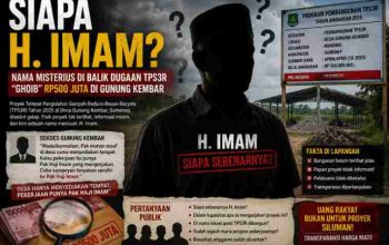 Siapa H. Imam? Nama Misterius di Balik Dugaan TPS3R “Ghoib” Rp500 Juta di Gunung Kembar