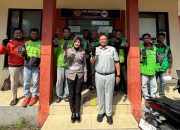 Dekati Komunitas Ojol, Satlantas Sumenep Sosialisasikan Aplikasi JRku