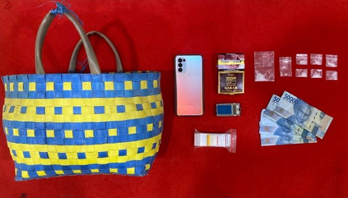 Satresnarkoba Polres Sumenep Ringkus Pengedar, Delapan Poket Sabu Disita